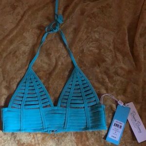 NWT Beach Bunny Longline Bralette Swim Top